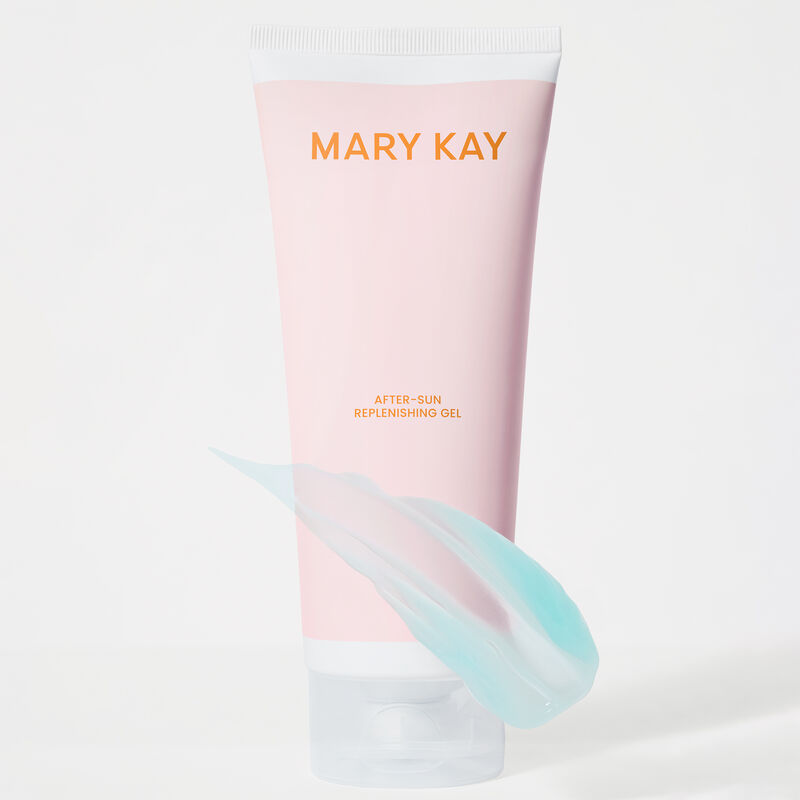 Bottle of Mary Kay&reg; After-Sun Replenishing Gel standing on its cap image number null
