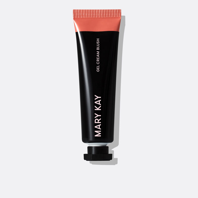 Limited-edition Mary Kay Gel Cream Blush in Coral Kiss against white background